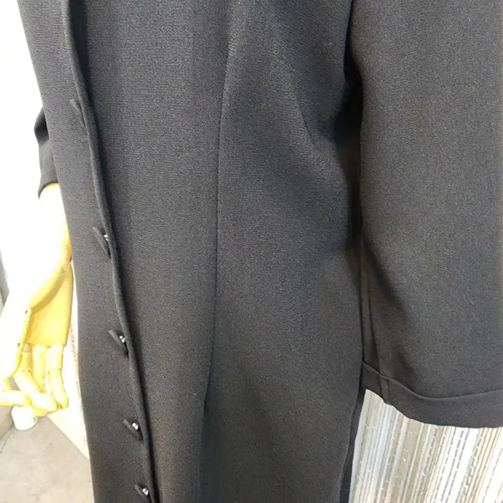 [SOLD OUT] 블랙 단추 포켓 7부소매 원피스/택배가능
