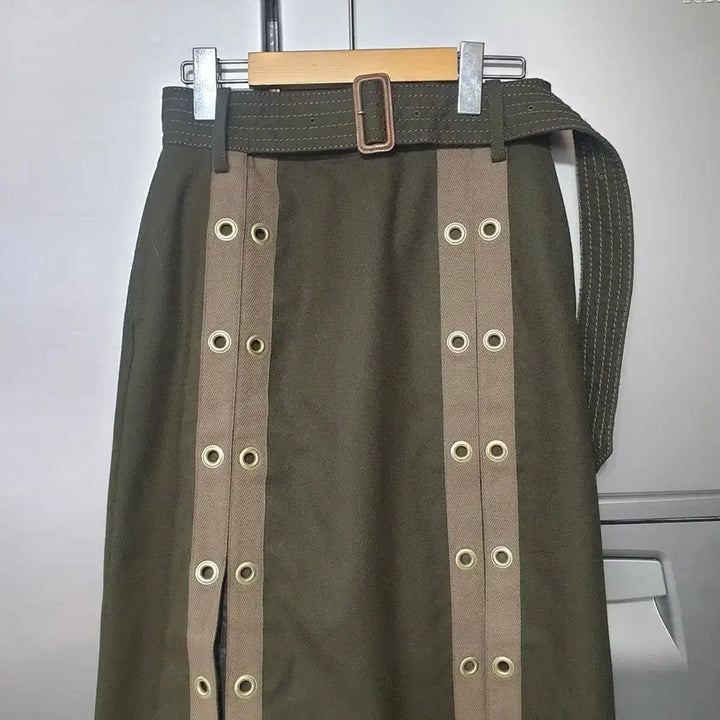 [BUNJANG] Sacai Belted Wool Skirt / 사카이 멋스런 벨티드 스커트