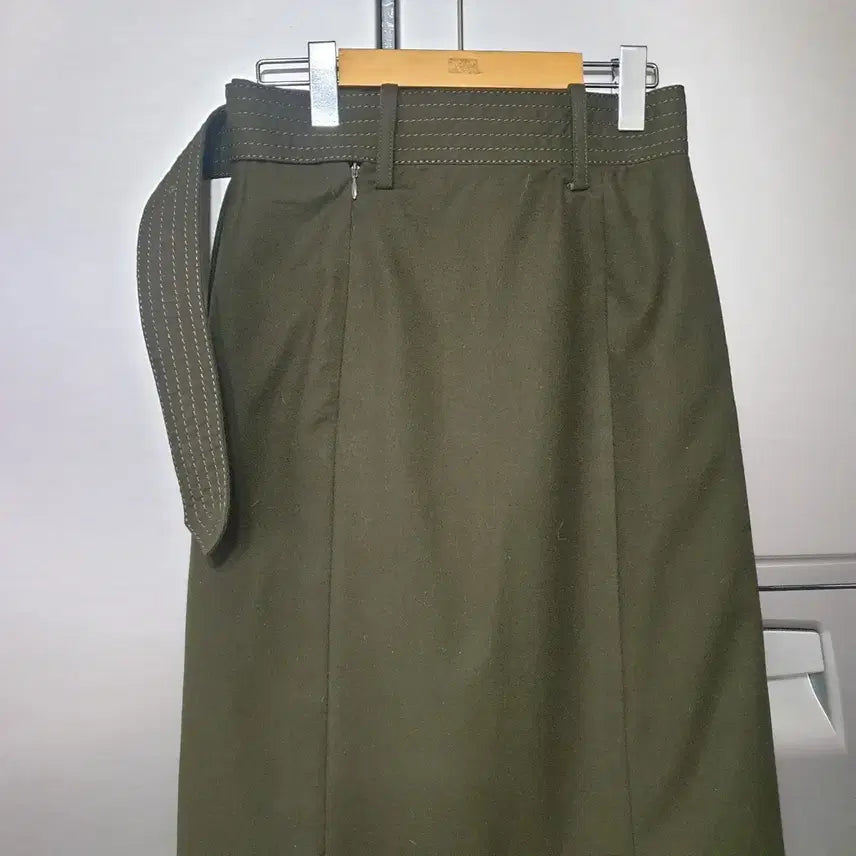 [BUNJANG] Sacai Belted Wool Skirt / 사카이 멋스런 벨티드 스커트