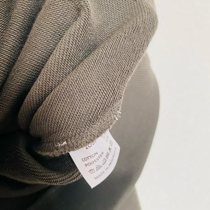 [BUNJANG] Adidas Flower Logo Sweatshirt Khaki / 아디다스 플라워 로고 맨투맨 카키