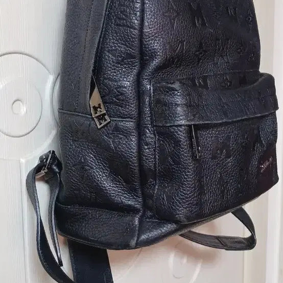 [BUNJANG] Metrocity Leather Backpack / 메트로시티 가죽 백팩