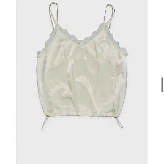[BUNJANG] Hocus Pocus Cream Lace Slip Bustier / 호쿠스포쿠스 크림 레이스 슬립 뷔스티에