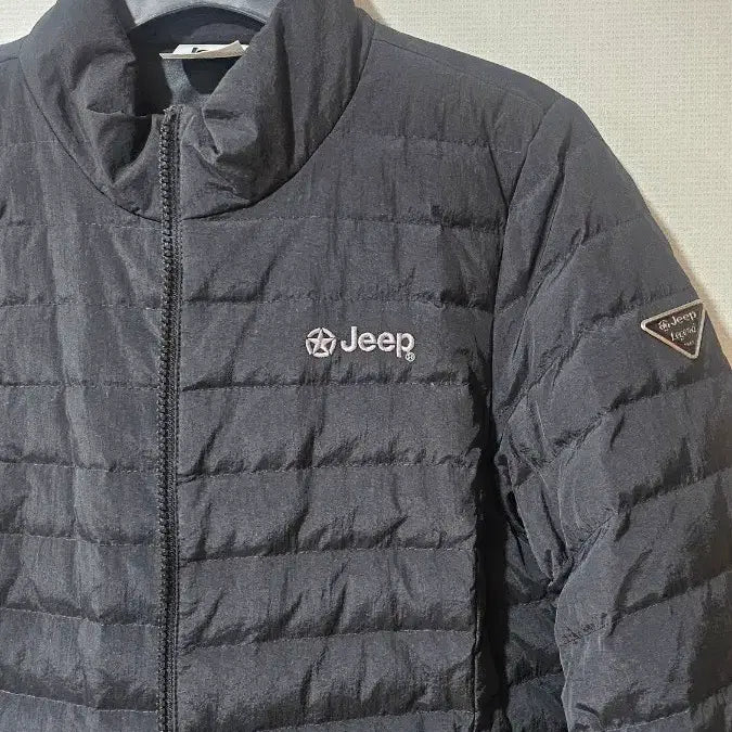[BUNJANG] Jeep Black Quilted Padded Coat / Jeep 지프 블랙 퀼팅 패딩 코트