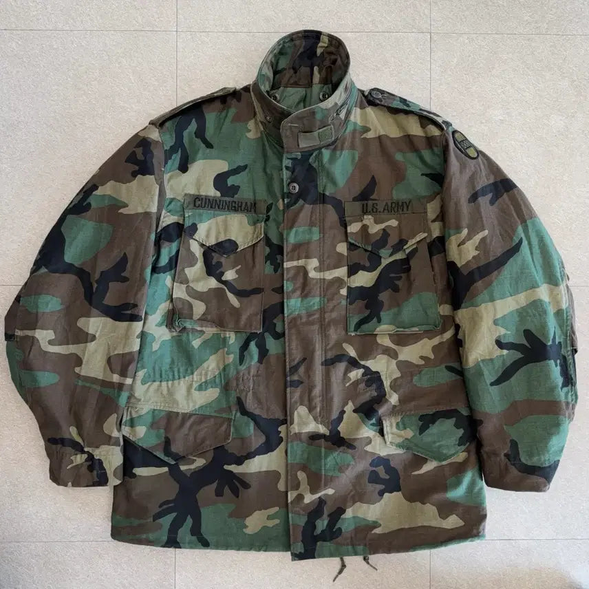 [BUNJANG] US Army M65 Woodland Field Jacket / 90s US Army M65 우드랜드 필드 자켓105-110