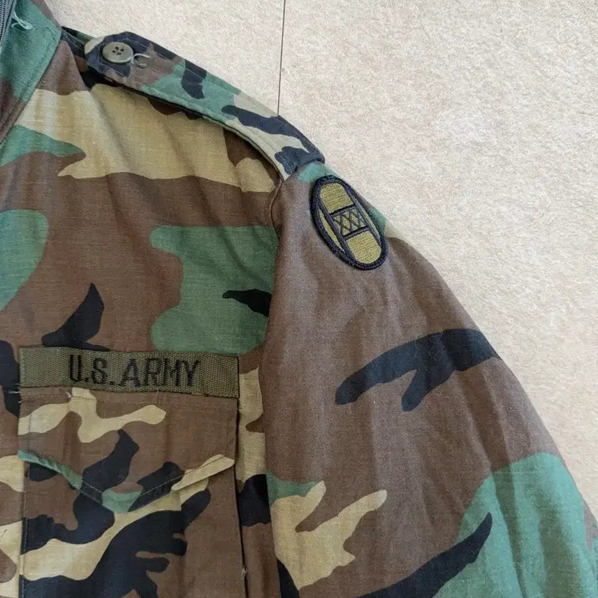 [BUNJANG] US Army M65 Woodland Field Jacket / 90s US Army M65 우드랜드 필드 자켓105-110