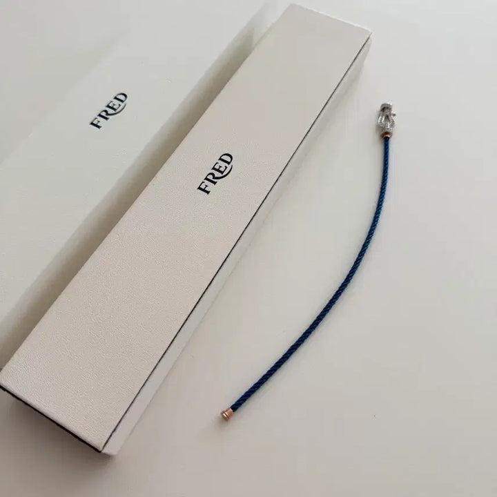 [BUNJANG] Fred Force 10 Blue Cable Bracelet Medium / 프레드 팔찌