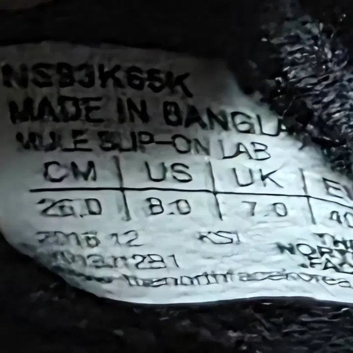 [BUNJANG] The North Face Winter Padded Shoes (Men&