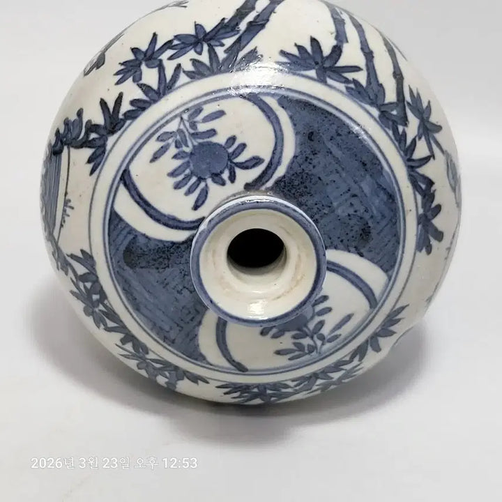 [BUNJANG] Chinese Celadon Blue and White Plum Vase / 중국도자기)청화 매병