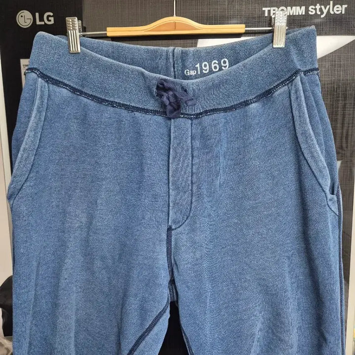 [BUNJANG] GAP Denim Sweat Pants / 갭 GAP 남성 데님 스웨트 팬츠 M(32~36)