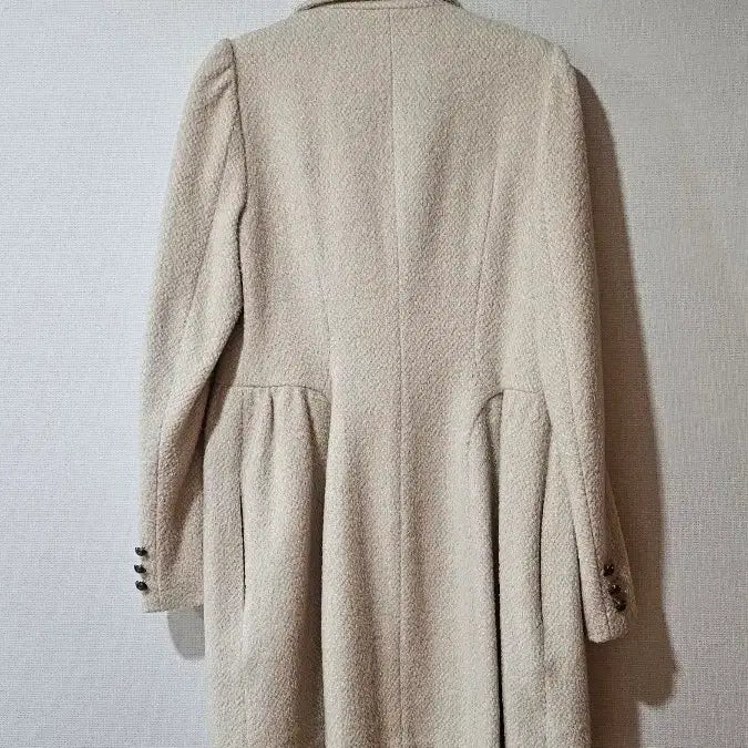 [BUNJANG] Kennels Lady Ivory Wool Coat / 케넬스레이디 아이보리 모직 코트
