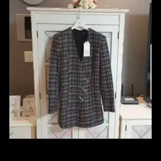 [BUNJANG] ZARA Tweed Mini Dress - New / 자라 트위드 원피스/55 새상품