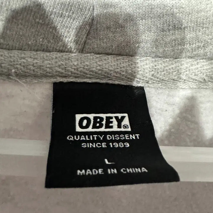 [SOLD OUT] OBEY 오베이 빅로고 후드티 L
