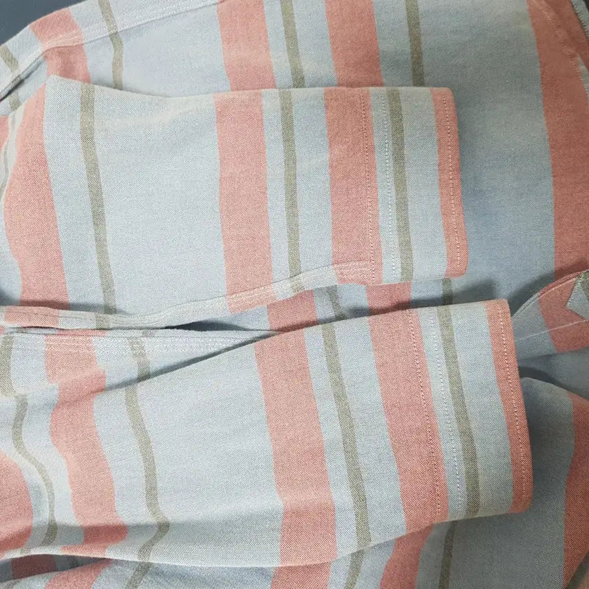 [BUNJANG] Tommy Hilfiger Striped Long Sleeve Shirt 100 / 타미힐피거 스트라이프 긴팔 셔츠 100