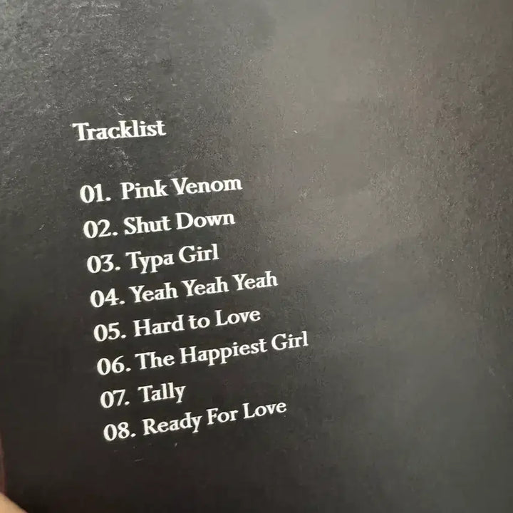[SOLD OUT] 블랙핑크  싸인 앨범