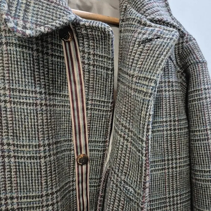 [BUNJANG] Son Jung Wan Wool Blend Check Pattern Jacket (Men&