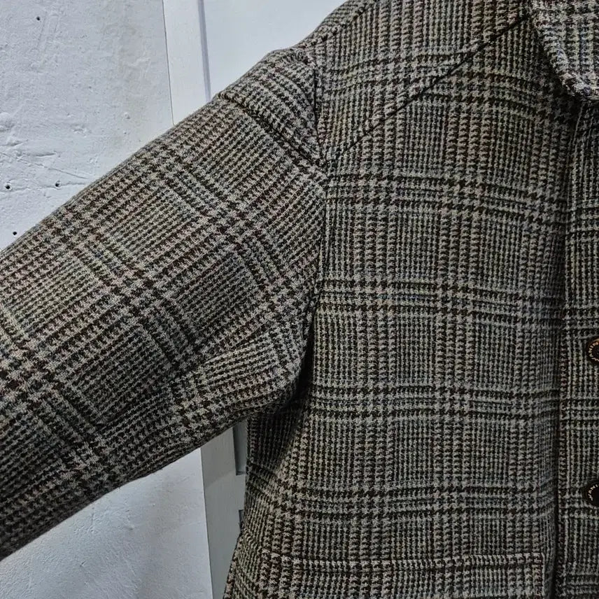 [BUNJANG] Son Jung Wan Wool Blend Check Pattern Jacket (Men&