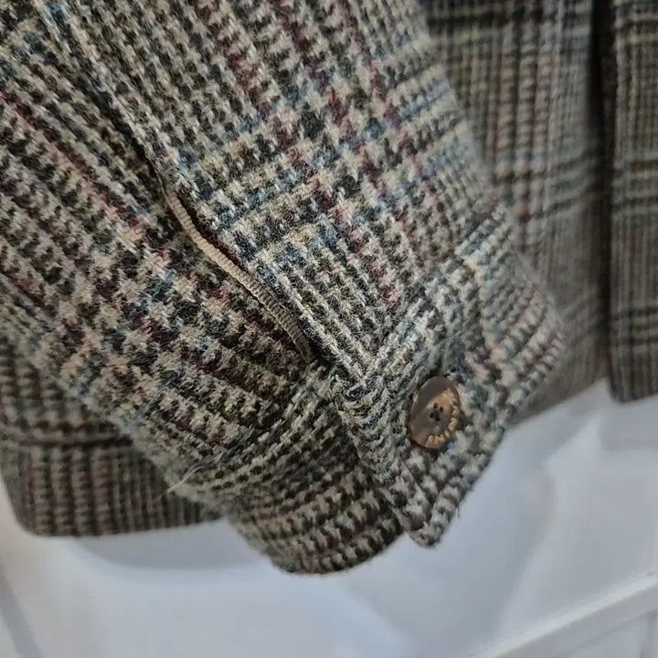 [BUNJANG] Son Jung Wan Wool Blend Check Pattern Jacket (Men&