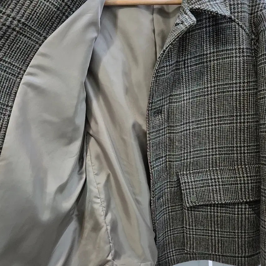 [BUNJANG] Son Jung Wan Wool Blend Check Pattern Jacket (Men&