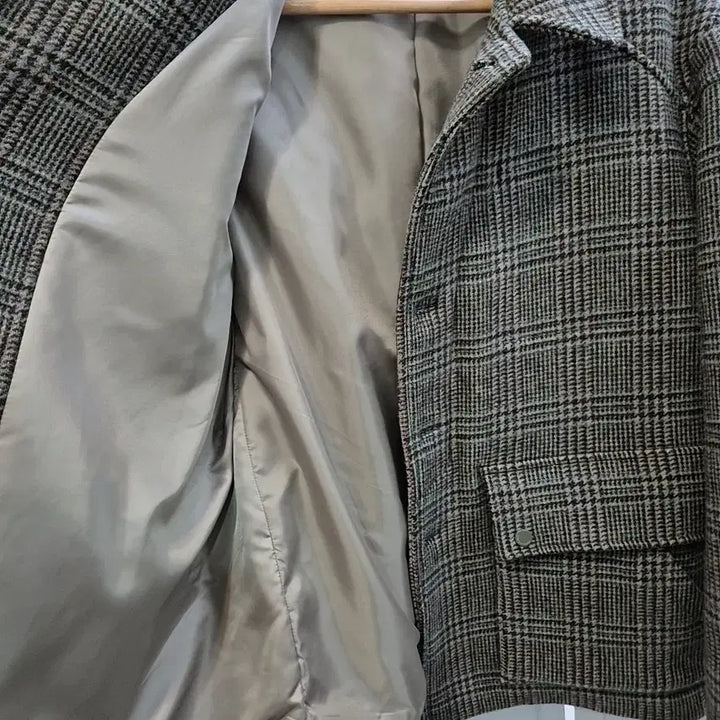 [BUNJANG] Son Jung Wan Wool Blend Check Pattern Jacket (Men&