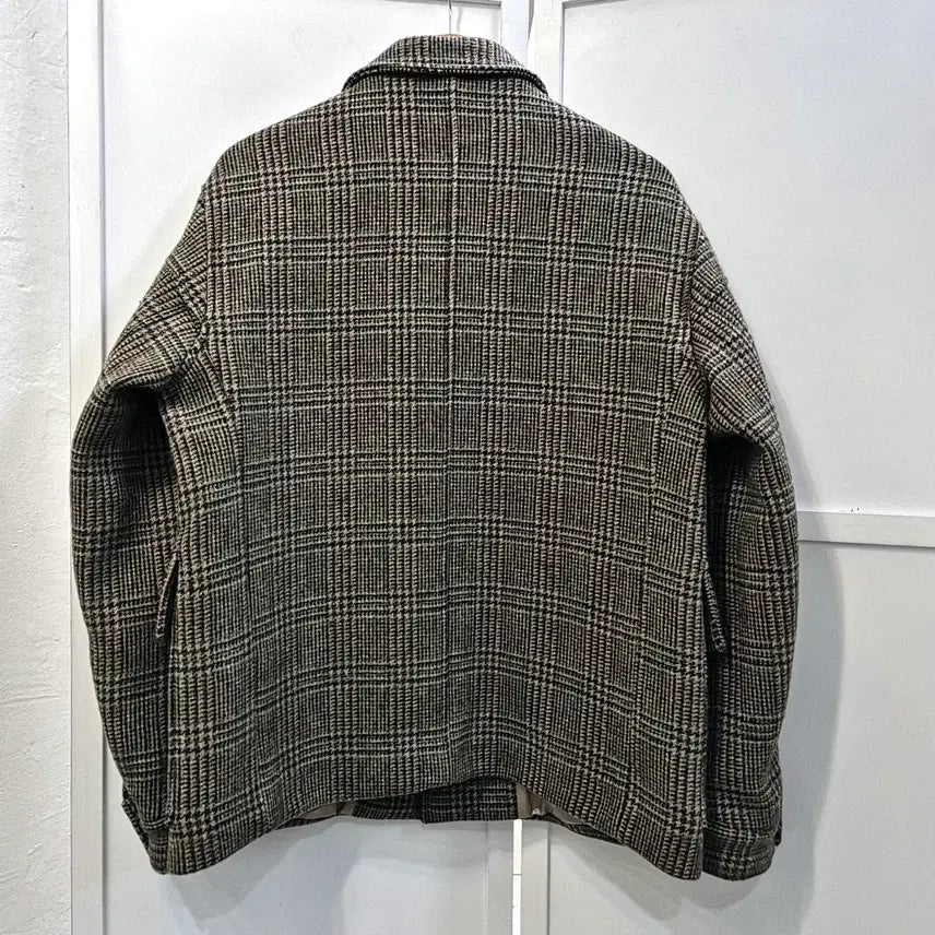 [BUNJANG] Son Jung Wan Wool Blend Check Pattern Jacket (Men&
