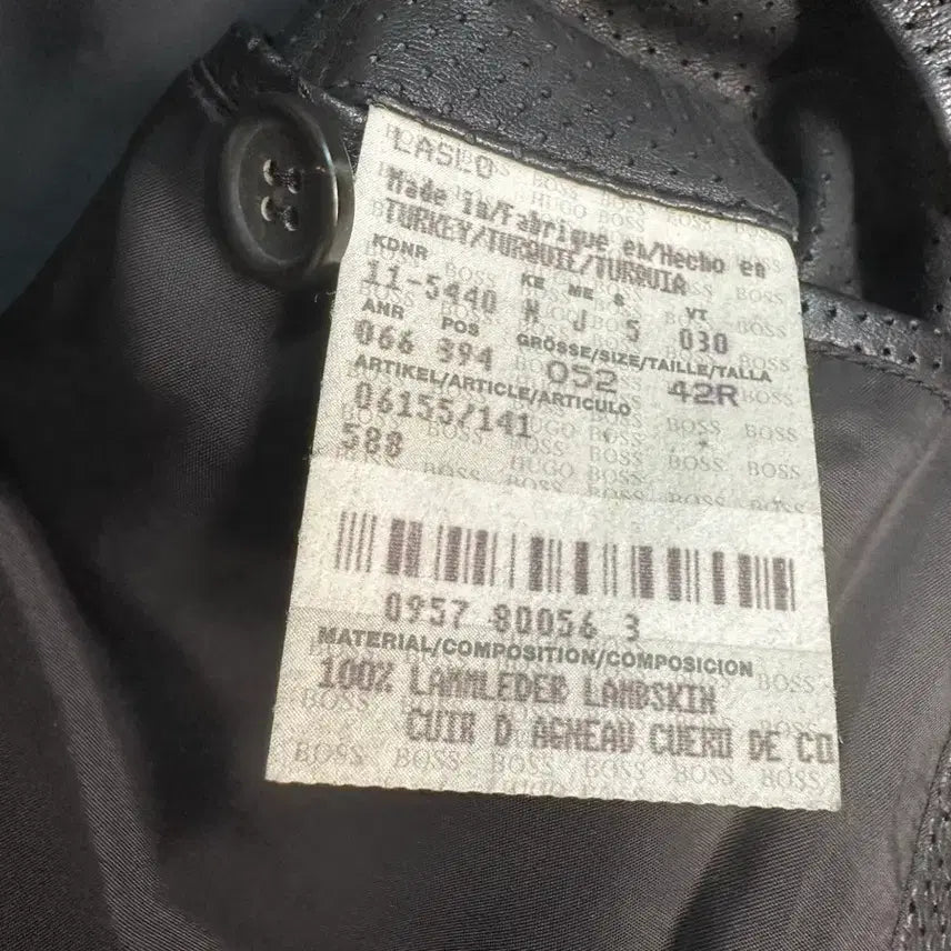 [BUNJANG] Hugo Boss Laslo Leather Jacket / 휴고보스 양가죽 자켓