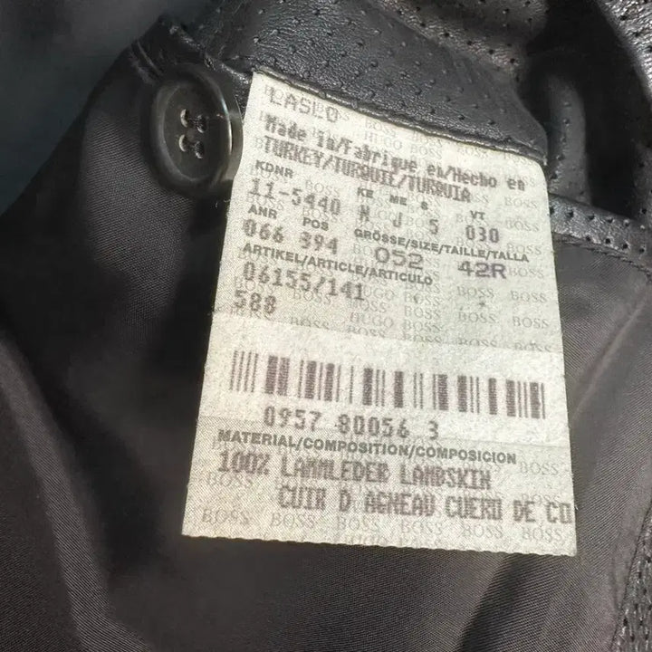 [BUNJANG] Hugo Boss Laslo Leather Jacket / 휴고보스 양가죽 자켓
