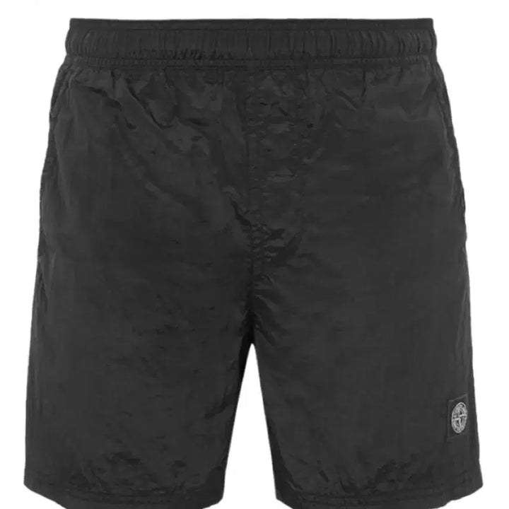 [BUNJANG] Stone Island Nylon Swim Shorts Black / 스톤아일랜드 나일론 스윔 쇼츠 반바지 블랙
