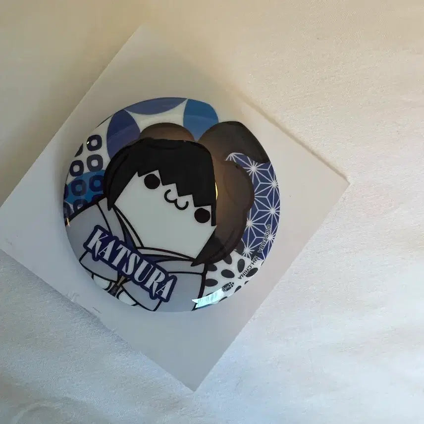 [BUNJANG] Gintama Katsura Zura Mega Cat Badge / 은혼 메가캣 캔뱃지 카츠라 즈라
