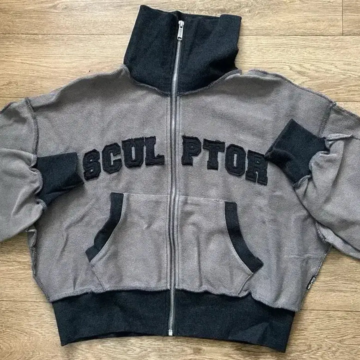 [BUNJANG] Sculptor Inside Out Zip-up Jacket / 스컬프터 인사이드 아웃 집업 자켓 inside-out zip-up