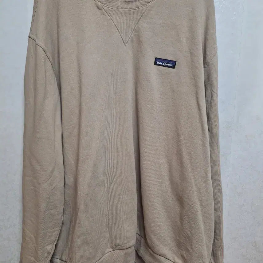[BUNJANG] Patagonia Organic Cotton Sweatshirt XXL Beige / 파타고니아 XXL 베이지 맨투맨