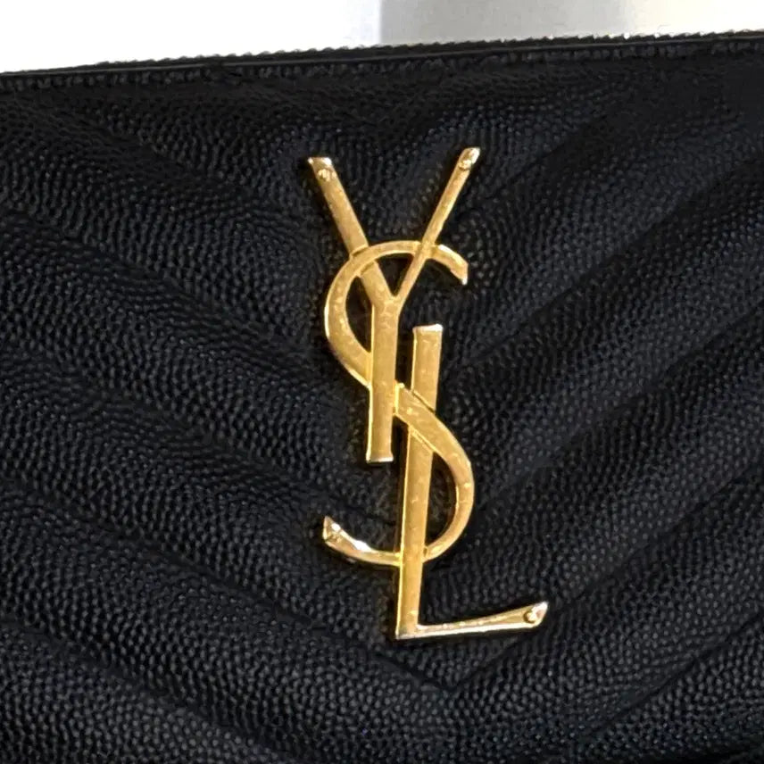 [BUNJANG] Yves Saint Laurent Compact Zip Around Long Wallet / [정품] 입생로랑 지퍼돌이 컴팩트 장지갑