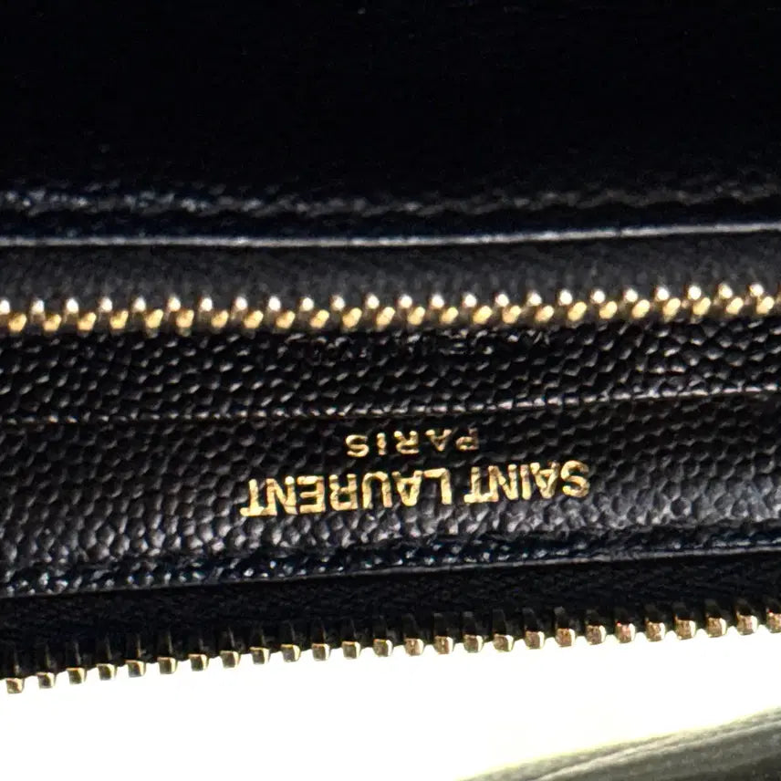 [BUNJANG] Yves Saint Laurent Compact Zip Around Long Wallet / [정품] 입생로랑 지퍼돌이 컴팩트 장지갑