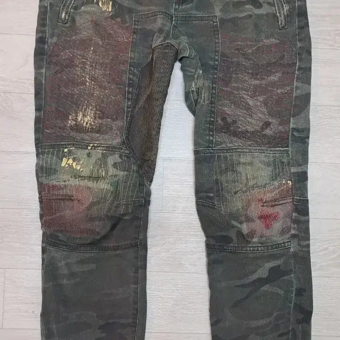 [BUNJANG] CollaVo Camo Damage Jeans M / CollaVo 카모 데미지 청바지 M