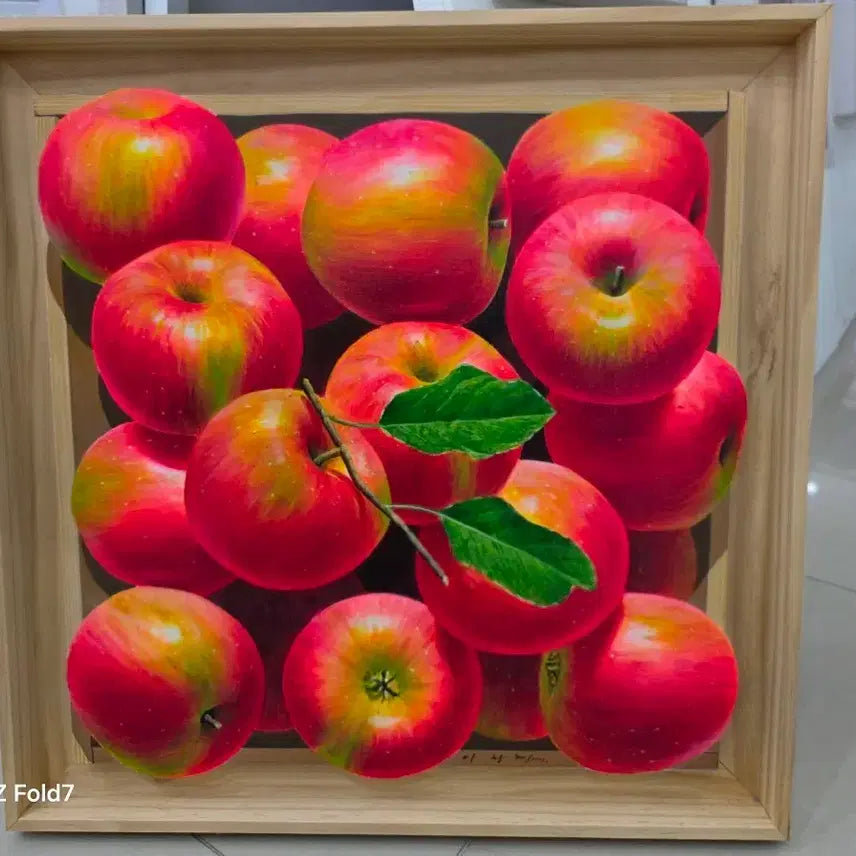 [BUNJANG] Apple Oil Painting 