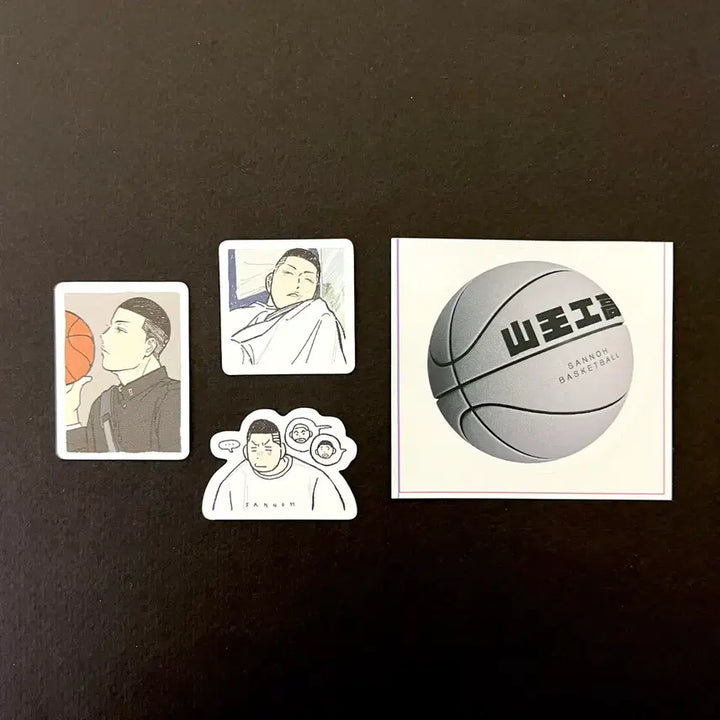 [BUNJANG] Slam Dunk Sannoh Shohoku Sticker Bundle / 슬램덩크 슬덩 산왕 정우성 스티커 굿즈 희귀매물