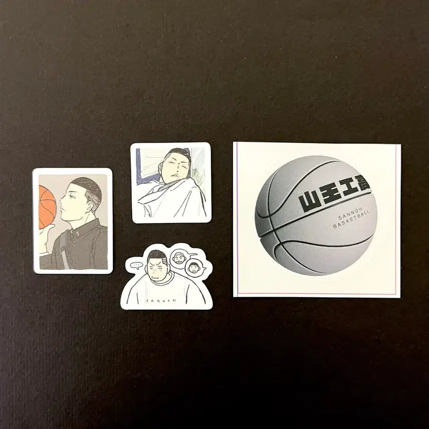 [BUNJANG] Slam Dunk Sannoh Shohoku Sticker Bundle / 슬램덩크 슬덩 산왕 정우성 스티커 굿즈 희귀매물