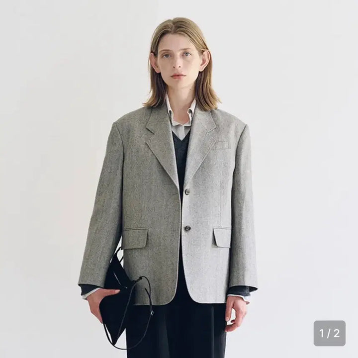 [BUNJANG] Nothing Written Wool Tailored Jacket / 낫띵리튼 pries wool tailored jacket