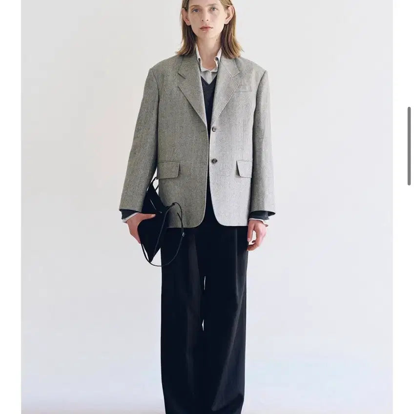 [BUNJANG] Nothing Written Wool Tailored Jacket / 낫띵리튼 pries wool tailored jacket