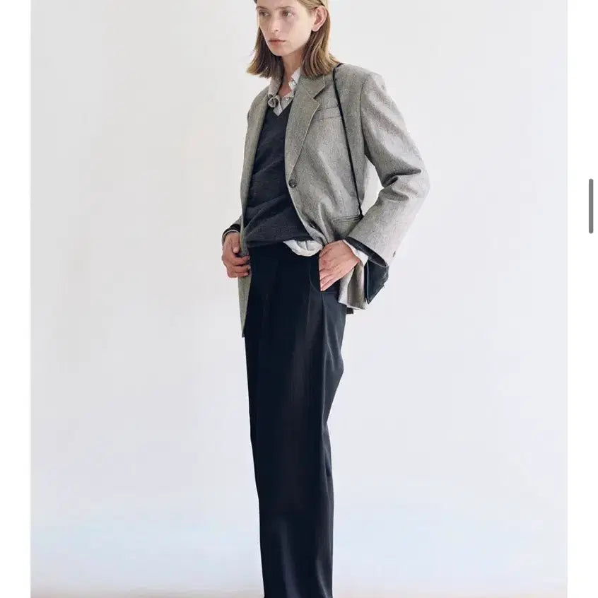 [BUNJANG] Nothing Written Wool Tailored Jacket / 낫띵리튼 pries wool tailored jacket
