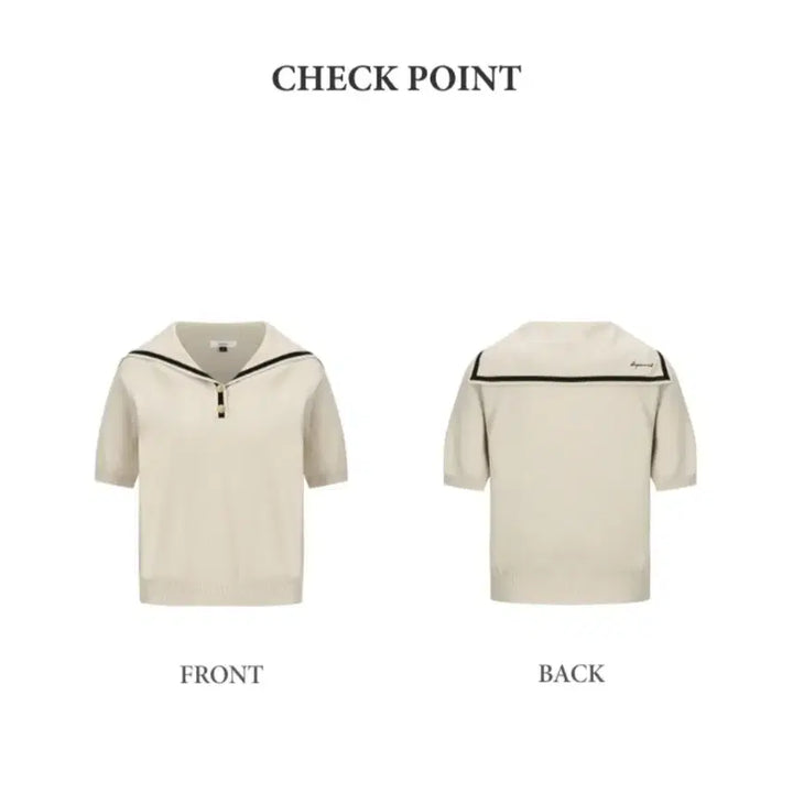 [BUNJANG] depound Sailor Short-Sleeve Knit / depound 드파운드 세일러 반팔니트