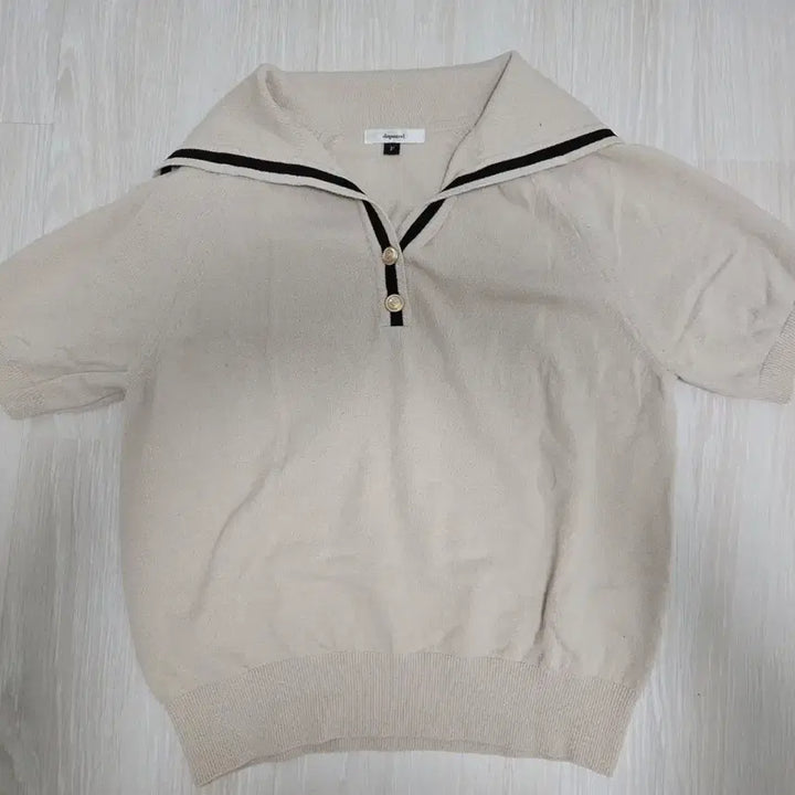 [BUNJANG] depound Sailor Short-Sleeve Knit / depound 드파운드 세일러 반팔니트