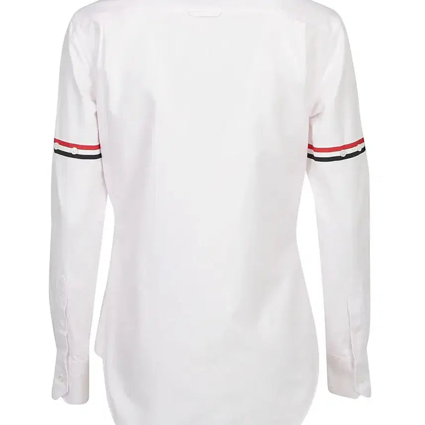 [BUNJANG] Thom Browne Oxford Stripe Grosgrain Armband Classic Shirt / 톰브라운 옥스포드 스트라이프 그로그랭 암밴드 클래식 셔츠 화이트 4