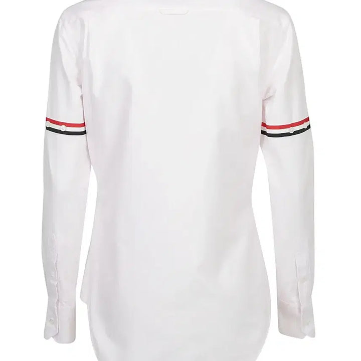 [BUNJANG] Thom Browne Oxford Stripe Grosgrain Armband Classic Shirt / 톰브라운 옥스포드 스트라이프 그로그랭 암밴드 클래식 셔츠 화이트 4