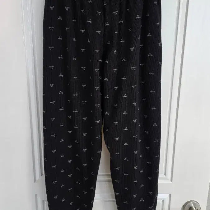 [BUNJANG] Ribbon Waffle Joggers (Size 55-88) / 새상품 리본 와플조거(55-88)