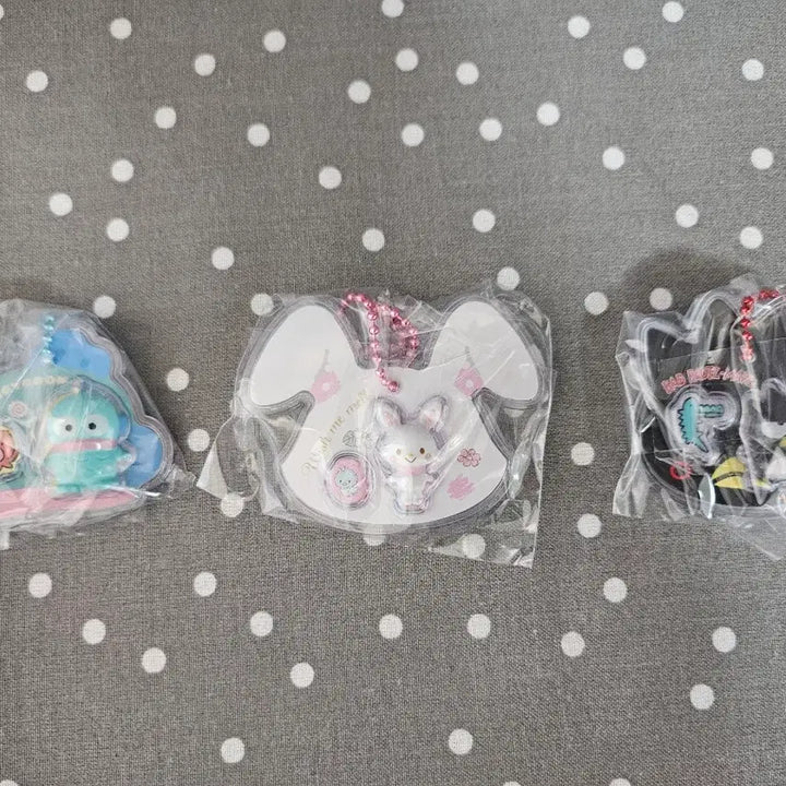 [BUNJANG] Sanrio Character Package Charm Key Holder Set / 산리오 패키지 챰 키홀더 마이멜로디 배드바츠마루 한교동 시나모롤 폼폼푸린