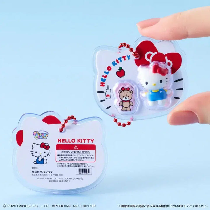 [BUNJANG] Sanrio Character Package Charm Key Holder Set / 산리오 패키지 챰 키홀더 마이멜로디 배드바츠마루 한교동 시나모롤 폼폼푸린