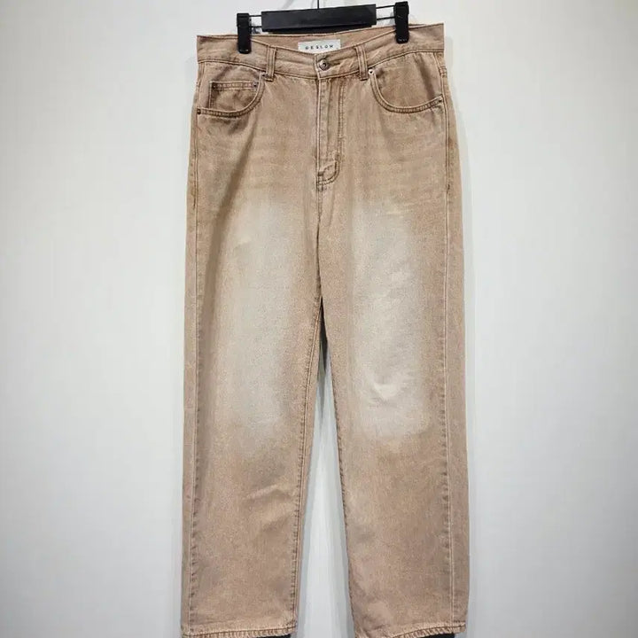 [BUNJANG] BESLOW Washed Brown Denim Pants (Size 30) / BESLOW 비슬로우 워시드 브라운 데님 팬츠