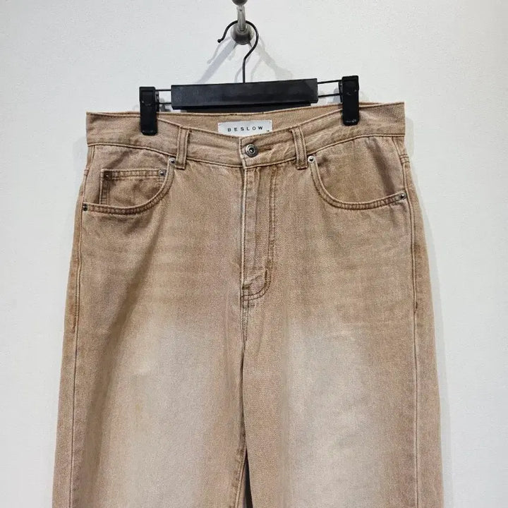 [BUNJANG] BESLOW Washed Brown Denim Pants (Size 30) / BESLOW 비슬로우 워시드 브라운 데님 팬츠