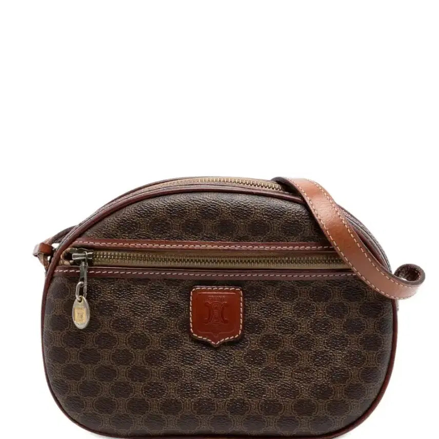 [BUNJANG] Celine Vintage Macadam Triomphe Blazon Camera Bag / [정품] 세린느 빈티지 마카담 트리오페 블라종 카메라백 (숄더/크로스)