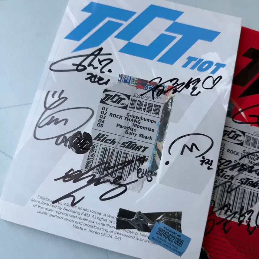 [BUNJANG] TIOT Signed Album / TIOT 친필 사인 앨범